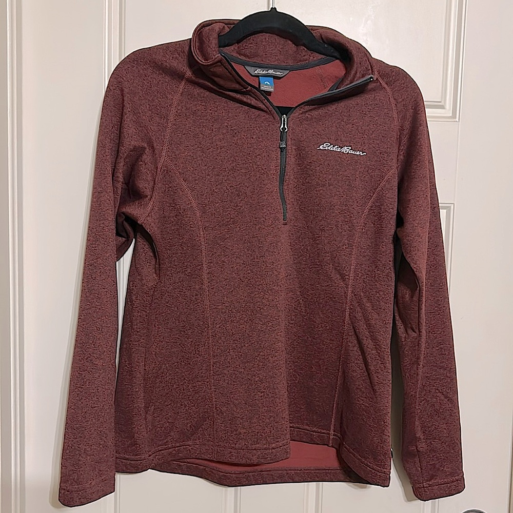 Eddie Bauer women’s half zip pullover sweater size large